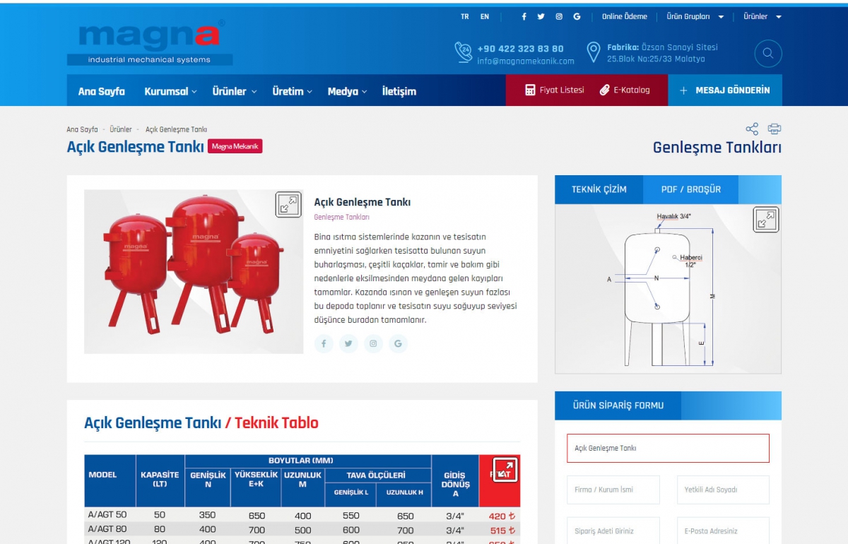 Web Sitemiz Yayında.